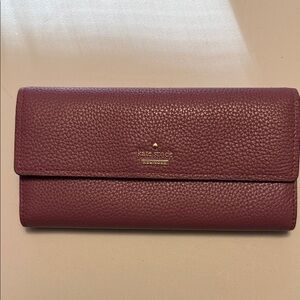 Kate Spade Mulberry Textured Wallet